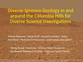 Diverse Igneous Geology in and around the Columbia Hills