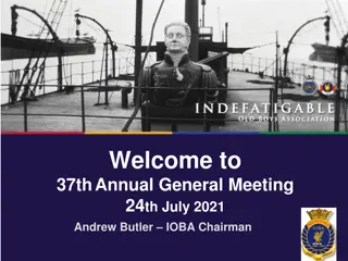 Annual General Meeting Agenda - 37th Annual Meeting - July 24, 2021