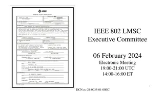 IEEE 802 LMSC Executive Committee Meeting - February 2024