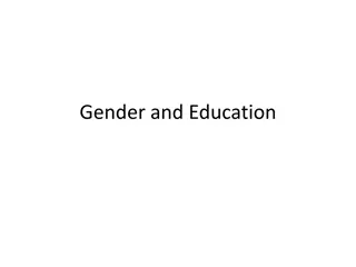 Evolution of Gender and Education before 1870