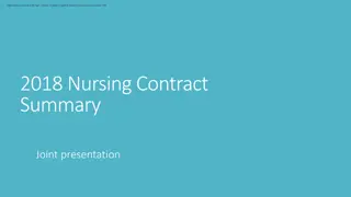 Nursing Contract Summary and Compensation Changes