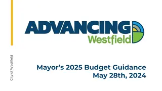 City of Westfield Mayor's 2025 Budget Guidance