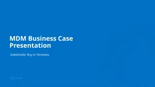 Master Data Management Business Case Presentation Template