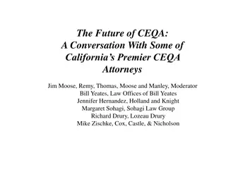 Debating the Future of CEQA: Perspectives from California's Premier Attorneys