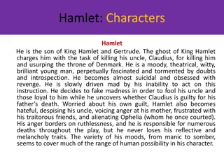 Character Analysis of Hamlet: A Tragic Tale of Revenge and Betrayal