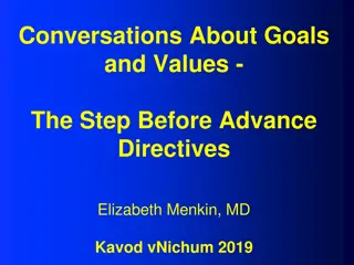 Conversations About Goals and Values in Care Planning