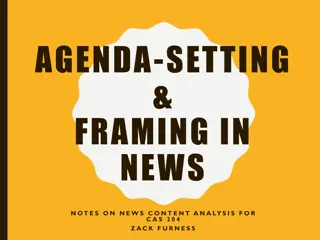 Agenda-Setting & Framing in News Content Analysis