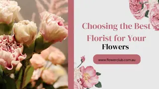 Choosing the Best Florist for Your Flowers