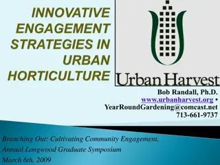 Cultivating Community Engagement Through Urban Harvest Today