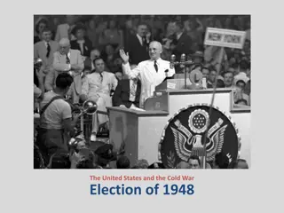 The Election of 1948: Cold War, Truman, and Dixiecrats