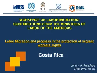 Labor Migration Management Initiatives in Costa Rica