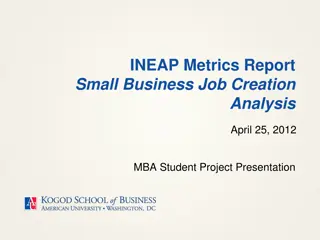 Small Business Job Creation Analysis - MBA Student Project Presentation