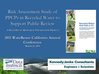 Risk Assessment Study of PPCPs in Recycled Water