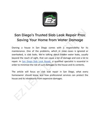 San Diego’s Trusted Slab Leak Repair Pros_ Saving Your Home from Water Damage