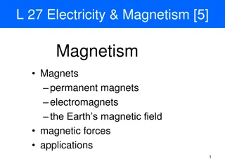 Magnetism: From Permanent Magnets to Electromagnetism