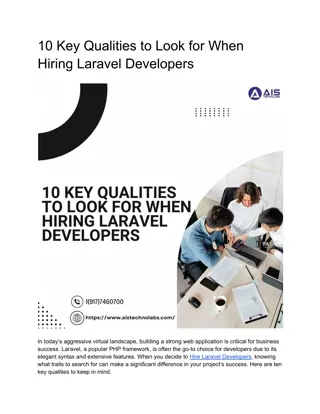 10 Key Qualities to Look for When Hiring Laravel Developers