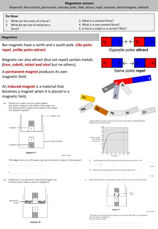 Exploring Magnetism: Concepts and Applications