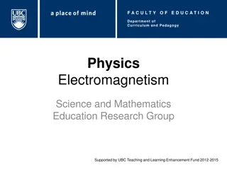 Electromagnetism Problems in Physics Education Research