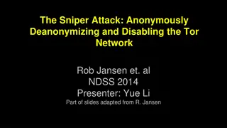 The Sniper Attack on Tor Network