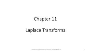 Laplace Transforms for Continuous Random Variables