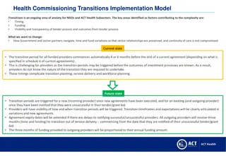 Improving Health Commissioning Transitions for NGO and Health Sectors