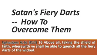 Overcoming Satan's Fiery Darts: Strategies from Ephesians and Corinthians