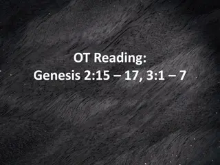 Biblical Readings: Genesis and Matthew