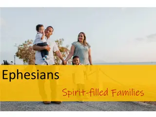 Ephesians: Parenting Guidance in Spirit-filled Families