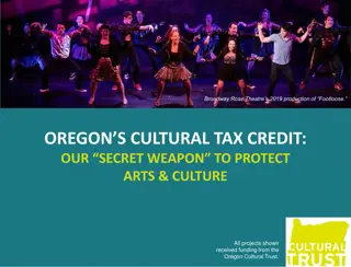 Supporting Arts and Culture in Oregon: Utilizing the Oregon Cultural Trust Tax Credit