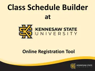 Step-by-Step Guide to Using Class Schedule Builder at Online Registration Tool