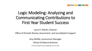 Logic Modeling for First-Year Student Success: A Workshop Overview