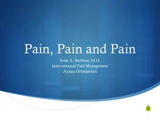 Pain Management: Acute vs. Chronic Pain and Interventional Therapies