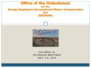 Office of the Ombudsman for Energy Employees Occupational Illness Compensation Act