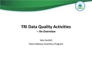 Ensuring Quality of TRI Data: EPA's Efforts and Guidelines