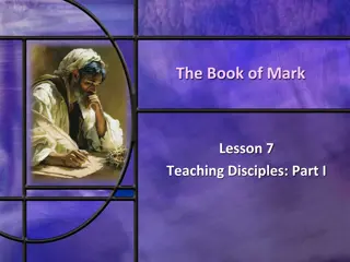 Lessons on Discipleship in the Book of Mark