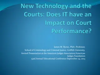 Advances in Court Technology: Enhancing Evidence-Based Corrections