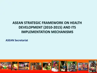 Overview of ASEAN Transformation and Objectives Towards a Healthier Community