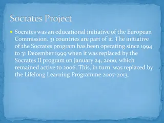 Insights into the Socrates Educational Initiative of the European Commission