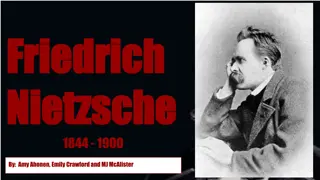 Friedrich Nietzsche - Philosopher and Thinker Extraordinaire