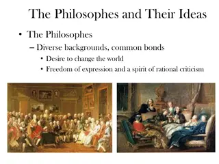 Enlightenment Thinkers and Their Impact on Society