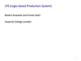 Logic-Based Production System (LPS) by Robert Kowalski and Fariba Sadri