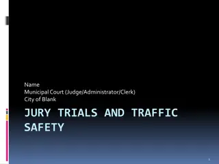 Municipal Courts and Traffic Laws