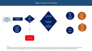 Stages of Criminal Justice Process in Cases Involving Women