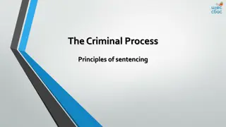 Understanding Sentencing in the Criminal Justice System