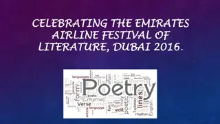 Nabati Poetry: A Rich Tradition of Storytelling in the Emirates