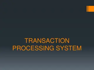 Transaction Processing Systems (TPS)