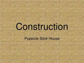 Detailed Steps in Building a Popsicle Stick House