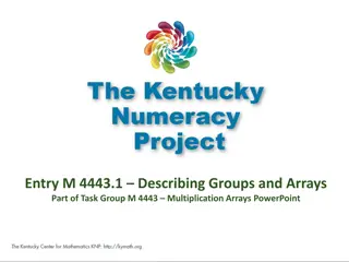 Group Structures and Arrays in Multiplication