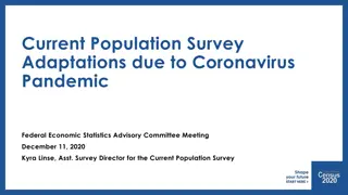 Current Population Survey Adaptations Due to Coronavirus Pandemic