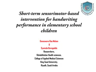 Importance of Handwriting in Academic Development